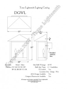 DGWL Spec Drawing