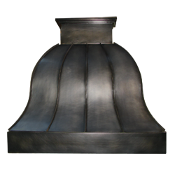 custom 25, nickel silver range hood Texas Lightsmith Model #25, C