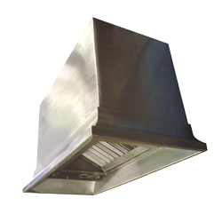 custom Stainless Steel range hood Texas Lightsmith Model #16